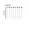 Suministrado Directamente por el Fabricante, Pines Metálicos de Acero Inoxidable Color Perla, Pines de Posicionamiento, Pines de Cabeza Grande, Accesorios Hechos a Mano para DIY, 38 mm