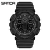 Reloj Digital Sanda 3017 Multifuncional Impermeable Deportivo para Estudiantes Hombres y Mujeres Relojes Personalizados Creativos para Exteriores para Hombres y Mujeres