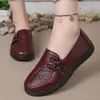 Sapatos para Mulheres Idosas de Primavera e Outono, Novo Estilo para Meia-Idade e Idosos, Sapatos Antiderrapantes para Mães, Impermeáveis, Sola Macia, Leves, Sapatos para Avós, Sapatos de Tecido Old Beijing