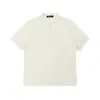 Camiseta de Tricô com Gola Henley Texturizada Estilo Americano, Manga Curta para Homens, Novo Modelo de Verão, Top Estilo Old Money Cleanfit