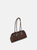 2026 Bolsa Boston Feminina de Couro Genuíno Bolsa de Bowling Bolsa de Ombro Couro Fosco Camurça Grande Capacidade Bolsa Almofada Nova para o Outono