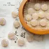 Série rosa contas de vidro tcheco doméstico sino de pássaro pena feito à mão folhas ouro pulseira diy acessórios de material