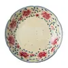 Bandeja de té de cerámica de loto y peonía, nueva plataforma de preparación en seco para uso doméstico, accesorios para juego de té kung fu, platillo, plato para snacks, posavasos