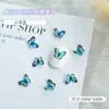Grande Promoção Joias para Nail Art Borboleta Estéreo Aurora Resina Mini Desenho Animado Gelo Transparente Glitter Fino Unha DIY Pequenos Acessórios
