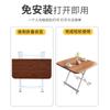 Mesa dobrável Mesa de jantar Mesa quadrada Mesa doméstica simples 1 m Mesa de jantar 90cm Mesa dobrável ao ar livre e cadeira para apartamento pequeno