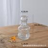 Venta Caliente Transfronteriza Amazon Jarrón Pequeño Adornos de Decoración de Escritorio Set de Botellas Pequeñas de Vidrio Transparente de Gama Alta Venta al por Mayor