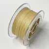 Hilo de Cera Redondo Sudamericano Ultra Fino de 0.2 mm Anillo Tejido a Mano Cuerda de Mano Hilo Delgado Hilo Trenzado Macramé Cuerda Trenzada Cable Cera