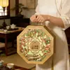 Nueva Caja de Regalo Festiva para el Festival del Bote del Dragón, Caja de Regalo Festiva, Caja Grande Vacía para Zongzi, Tacto de Alta Gama, Caja de Regalo Portátil al por Mayor