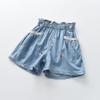 Shorts de Mezclilla para Niñas Transfronterizos Verano Ropa Exterior Ropa de Verano para Niñas 2025 Nuevo Estilo Casual Shorts Bordados para Niños