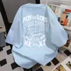 Nuevas Camisetas de Verano 2025 con Estampado de Letras para Hombres y Mujeres, Tops Casuales Sueltos y Versátiles para Parejas, Estilo Perezoso