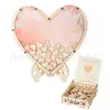 Nuevos Adornos Artesanales de Madera Boda Decoración Lugar de Boda Adornos de Madera Letrero de Amor Mesa de Registro Venta al por Mayor