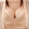 Sujetador para mujer talla grande fruncido para sostener la flacidez ropa interior para madres de mediana edad y mayores sujetador fino proveedor directo al por mayor