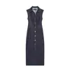 Z Estilo Europeo y Americano Transfronterizo 2026 Nuevo Moda Elegante para Mujer al por Mayor Vestido Midi de Mezclilla con Cuello Solapa 7956576