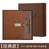 Cuaderno A5 con Logo Personalizado, Set de Regalo de Alta Calidad en Caja, Diario Espeso de Cuero Suave, Bloc de Notas para Reuniones de Oficina