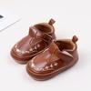 Zapatos Nuevos de Primavera y Otoño para Bebé de 0.1 Años Calzado Antideslizante para Niños Pequeños Zapatos Casuales de Estilo Retro con Flores Pequeñas de Moda Bmb4001