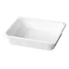 Vajilla de melamina plato blanco para platos estofados plato de exhibición imitación porcelana comercial brochetas para comida cocinada hot pot platos para porciones de pollo