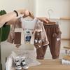 Comércio exterior menino menino bebê crianças desenho animado casaco conjunto de três peças 0 primavera e outono novas roupas de bebê 1-4 anos de lazer