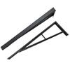 6E3X Mesa de losa de roca, lavabo, escritorio de baño de mármol, soporte de pared engrosado, trípode, placa de soporte, soporte para colgar en la pared