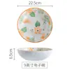 Vajilla de Cerámica Zhi Qiu Plato de Celebridad de Internet Tazón Plato de Mesa para el Hogar Tazón de Sopa de Alta Apariencia Tazón de Arroz Cuchara Juego de Tazones Pequeños Frescos para Postre