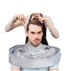 Delantal Impermeable para Peluquería y Teñido de Cabello, Delantal para Cortar el Cabello, Bata de Afeitar para Adultos, Herramienta de Belleza Impermeable Negra