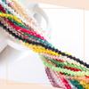 Nueva pulsera de cuentas puntiagudas de cristal de color, cuentas de diamante, cortina de cuentas, accesorios hechos a mano, fabricantes de materiales, cuentas de vidrio sueltas al por mayor