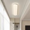 Luz de Pasillo Estilo Crema, Moderna, Simple y Atmosférica, Luz Creativa Larga para Balcón, Luz Inteligente de Espectro Completo para Protección Ocular, Luz para Vestidor