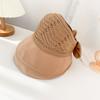 Sombreros de Primavera y Verano para Mujer con Ala Extensa, Adecuados para Salidas a la Playa, Protección Solar, Sombrero de Copa Abierta, Sombrero de Pescador Plegable, Sombrilla con Ala Grande