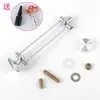 Varilla Colgante para Muebles de Vidrio Varilla Colgante para Mesa de Comedor Varilla de Conexión de Vidrio Colgante Pie Colgante de Disco de Aluminio Accesorios de Fijación para Ferretería de Muebles