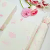 Papel de regalo de papel de pera a rayas azul bebé simple, forro de caja de avión, papel a prueba de humedad para ropa, papel de regalo para flores