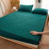 Comercio exterior transfronterizo nuevo algodón antibacteriano antiácaros lijado color sólido ultrasónico impermeable gorro de cama funda de cama
