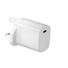 Cargador de teléfono móvil USB A+C con puerto dual de 20 W, personalizado, estándar estadounidense, material ecológico, USB+PD, certificado por la FCC