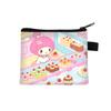 Novo Porta-Moedas Sanrio para Meninas Bolsa de Armazenamento Estampada para Alunos do Ensino Fundamental Carteira Infantil de Desenho Atacado Transfronteiriço Quente