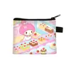 2025 Porta-Moedas Desenho Animado Transfronteiriço My Melody Porta-Cartão de Chave Portátil para Estudante Bolsa de Armazenamento Fofa de Grande Capacidade