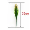 Cola de Perro Hierba de Primavera de Siete Cabezas Planta de Lavanda Escena Verde Planta Decorativa Valla de Pared Arreglo Floral Accesorios