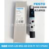 Válvula solenoide FESTO Festo VUVS-L20-M52-AD-G18-F7-1C1575263 de duas vias