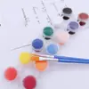 Tinta acrílica 2ml/3ml/5ml kit de tintas pintura diy infantil pipa gesso cerâmica pintada tinta