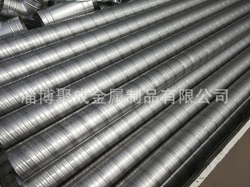 不锈钢螺旋风管实拍.jpg
