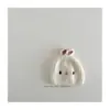 Nova Touca Pulôver com Desenho de Animal para Bebês Meninos e Meninas Outono e Inverno Lã Grossa Quente Urso Touca de Lã Touca à Prova de Vento