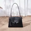 Nova bolsa de ombro elegante e versátil de 2026, clássica e única, perfeita para o dia a dia, com grande capacidade e design quadrado feita de couro genuíno