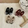 Zapatos Mary Jane acolchados para niñas estilo abuela retro Xshx 26 Nuevos Otoño Protección para los pies Tacón estable Suela de goma suave