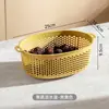 Cesta de Drenaje Gruesa Grande para el Hogar de la Cocina, Recipiente para Verduras, Grifo de Cocina de Grado Alimenticio, Cesta de Drenaje de Frutas de Doble Capa