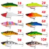Cebo Luya de Largo Alcance Sumergible Vib 7cm/16g Metal Artificial Pez Falso Cebo Duro Cebo Artificial Cebo para Peces de Agua Dulce y Salada Lote