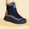 Nuevos Zapatos de Algodón de Invierno para Mujer con Forro Polar Espesado Botas Martin Nueva Suela Gruesa Aumentada Botas de Nieve para Mujer Botas Cálidas de Moda