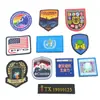 Parches de etiqueta tejida hechos a medida, brazaletes redondos de etiqueta tejida y parches de tela tejida para accesorios de ropa - diseños personalizados disponibles según las imágenes que proporcione