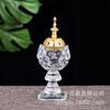 Venta Directa de Fábrica Quemador de Incienso de Cristal Árabe de Oriente Medio Decoración Navideña Hogar Quemador de Aromaterapia de Vidrio