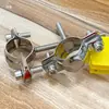 Braçadeira de Tubo de Aço Inoxidável 304 com Parafuso m8 Braçadeira de Aro Suporte de Fixação de Tubo 4 pontos 6 pontos Tubo de Água Tubo de Gás Clipe de Tubo
