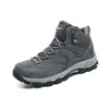 Zapatos de senderismo para parejas de gran tamaño transfronterizos de malla transpirable para camping todoterreno zapatos de senderismo de suela blanda zapatos deportivos profesionales para exteriores para mujer