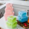 Caixa de drenagem multicamadas para conservação de alimentos Caixa de armazenamento de frutas e vegetais Caixa selada para geladeira Caixa de alimentos Micro-ondas