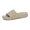 Pantuflas de coco transfronterizas para hombre, novedad de verano 2024, para exteriores, personalizadas, informales, antideslizantes, con suela suave y una palabra.