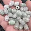 Cuentas de Dinero de Agujero Grande de Jade Cuentas Dispersas de Jade Pulsera Paspartú Collar Anillo Cuentas Tejidas Cuentas de Cobre Confucianas Talladas